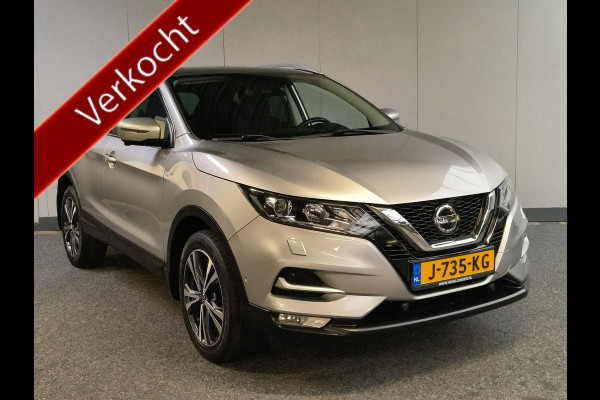 Nissan QASHQAI 1.2 N-Connecta uit 2018 + panoramadak, trekhaak 12 maanden Bovag-garantie Henk Jongen Auto's in Helmond,  al 50 jaar service zoals 't hoort!