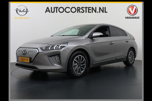 Hyundai IONIQ Premium EV 38kWh Apple Carplay Android Auto Navi Ecc Leder Elec.Stoel + Verwarming/ventilatie Stuurverwarming Camera DAB Keyless Cruise Control Led Infinity® Luidsprekers Achterbank verwarmd Bluetooth Dodehoek detector Draadloze tel.lader 1e Eigenaar