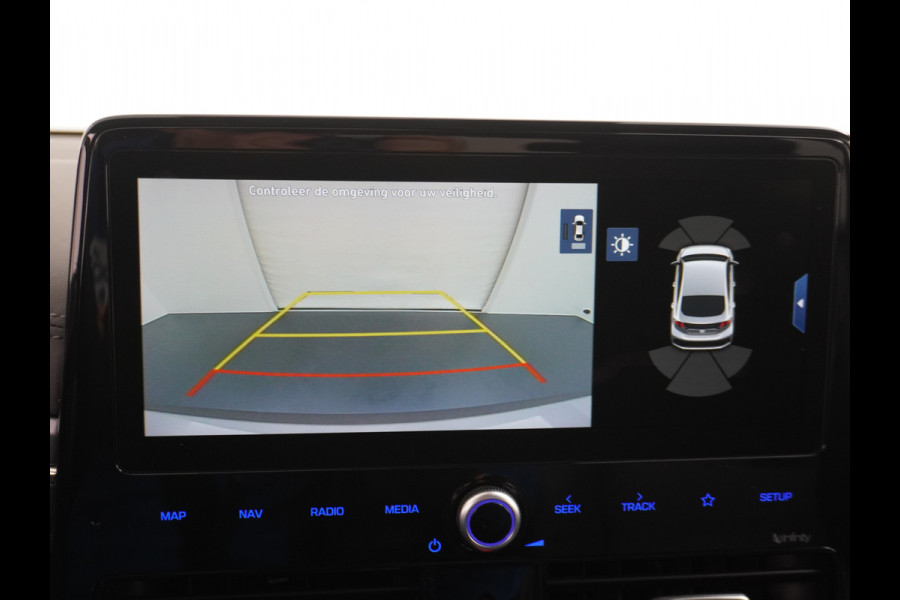 Hyundai IONIQ Premium EV 38kWh Apple Carplay Android Auto Navi Ecc Leder Elec.Stoel + Verwarming/ventilatie Stuurverwarming Camera DAB Keyless Cruise Control Led Infinity® Luidsprekers Achterbank verwarmd Bluetooth Dodehoek detector Draadloze tel.lader 1e Eigenaar