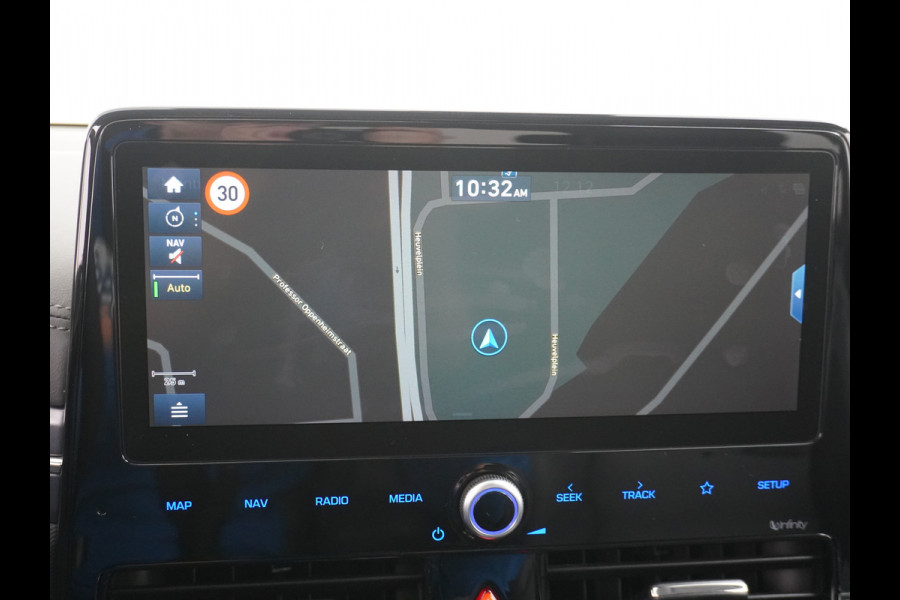 Hyundai IONIQ Premium EV 38kWh Apple Carplay Android Auto Navi Ecc Leder Elec.Stoel + Verwarming/ventilatie Stuurverwarming Camera DAB Keyless Cruise Control Led Infinity® Luidsprekers Achterbank verwarmd Bluetooth Dodehoek detector Draadloze tel.lader 1e Eigenaar