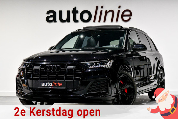 Audi Q7 60 TFSI e quattro Competition. Pano, RS Seats, Design leder, Luchtv, 360 3D, Laser, 23'' ACC, Memory, B&O, Stuurvw, Trekh!