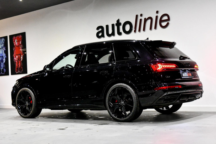 Audi Q7 60 TFSI e quattro Competition. Pano, RS Seats, Design leder, Luchtv, 360 3D, Laser, 23'' ACC, Memory, B&O, Stuurvw, Trekh!