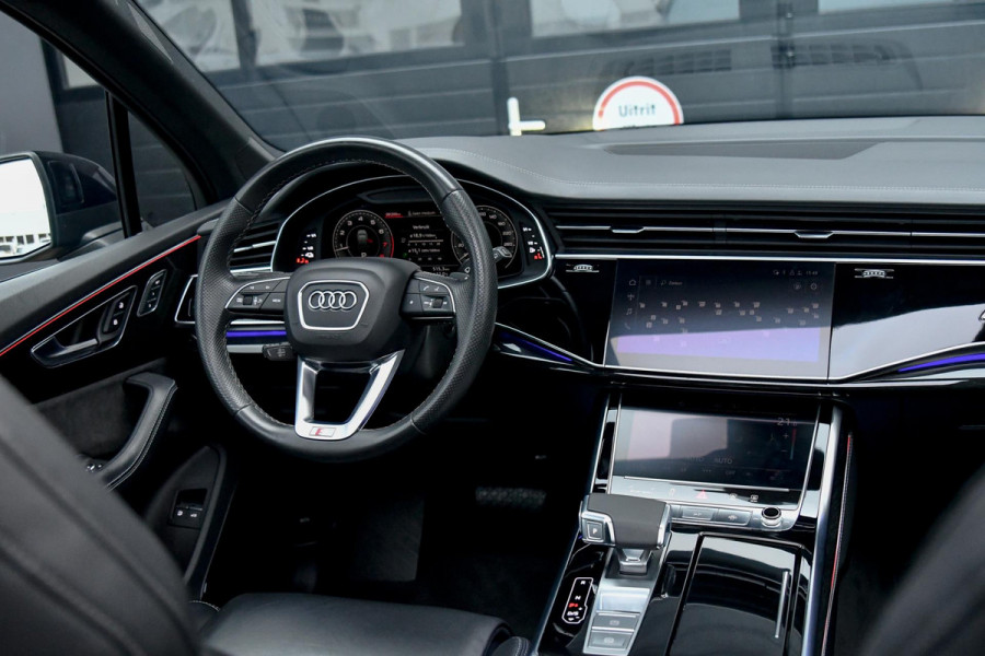 Audi Q7 60 TFSI e quattro Competition. Pano, RS Seats, Design leder, Luchtv, 360 3D, Laser, 23'' ACC, Memory, B&O, Stuurvw, Trekh!