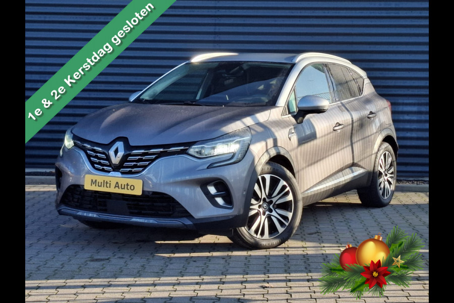 Renault Captur 1.6 E-Tech Plug-in Hybrid 160 Initiale Paris PHEV | Luxe Lederen Sportstoelen Elektrisch & Verwarmd | Trekhaak Afneembaar | Bose Sound | Adaptive Cruise | Navigatie | Apple Carplay | 360 Camera |