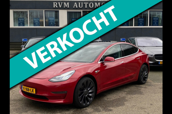 Tesla Model 3 Long Range AWD 75 kWh VAN: 26.900,- VOOR 24.877,- EINDEJAARSVOORDEEL: 2.023,- | TREKHAAK MET TREKGEWICHT