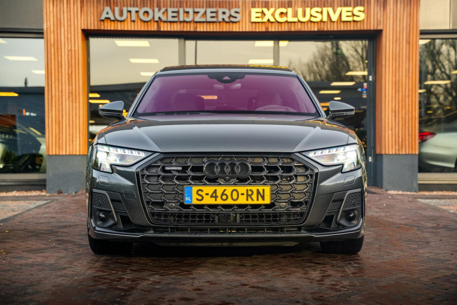 Audi A8 60 TFSI e quattro Pano Exclusive Adapt. Cruise Stoelvent. HUD 21"LM Massage 360 Camera