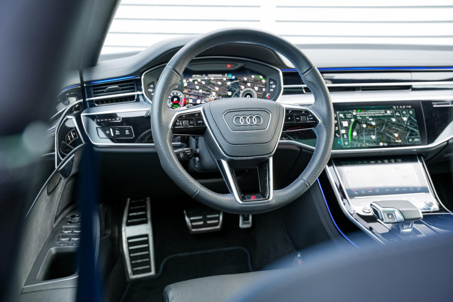 Audi A8 60 TFSI e quattro Pano Exclusive Adapt. Cruise Stoelvent. HUD 21"LM Massage 360 Camera