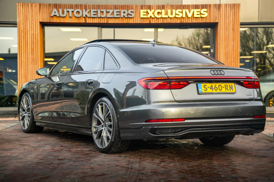 Audi A8 60 TFSI e quattro Pano Exclusive Adapt. Cruise Stoelvent. HUD 21"LM Massage 360 Camera