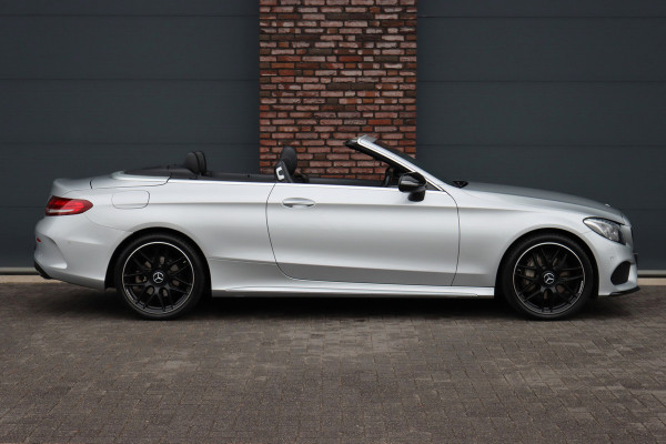 Mercedes-Benz C-Klasse Cabrio 200 AMG Line Aut9 | Burmester | Stoelverwarming/-ventilatie | Airscarf | Aircap | Camera | Cruise Control | Leder | Led Intelligent Light | Dodehoekassistent |