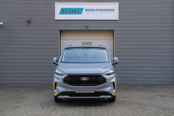 Ford Transit Custom 320 2.0TDCI 170pk L2H1 Trail DC AWD - Adaptive Cruise - Blind Spot - Elektrische deuren - Standkachel - Navi - 360 Camera - Rijk