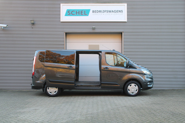 Ford Transit Custom 320 2.0 TDCI L2H1 Trend 130pk - 2x Schuifdeur - Carplay - Camera - Glaslook - Trekhaak - DAB - Rijklaar