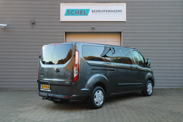 Ford Transit Custom 320 2.0 TDCI L2H1 Trend 130pk - 2x Schuifdeur - Carplay - Camera - Glaslook - Trekhaak - DAB - Rijklaar