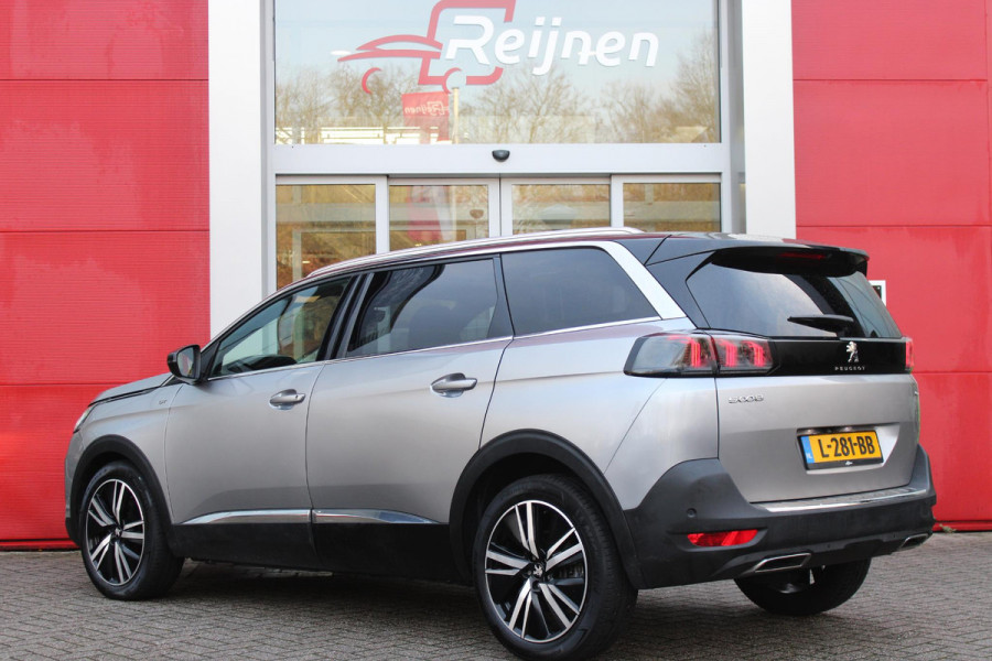 Peugeot 5008 1.2 130PK AUTOMAAT BLUE LEASE GT | PANORAMISCH SCHUIF/KANTEL DAK | ELEKTRISCH VERSTELBARE STOEL MET GEHEUGEN FUNCTIE | ELEKTRISCHE ACHTERKLEP | MASSAGE STOELEN | KEYLESS ENTRY/START | NAVIGATIE 10" TOUCHSCREEN | APPLE CARPLAY/ANDROID AUTO | STOEL VERWARMING | CLIMATE CONTROL | DAB+ RADIO |