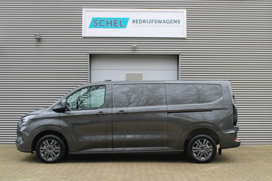 Ford Transit Custom 320 2.0 TDCI L2H1 Limited 170pk - 2x Schuifdeur - Adaptive Cruise - Verwarmd stuur - Blind spot - Navigatie - Camera - Draadloos