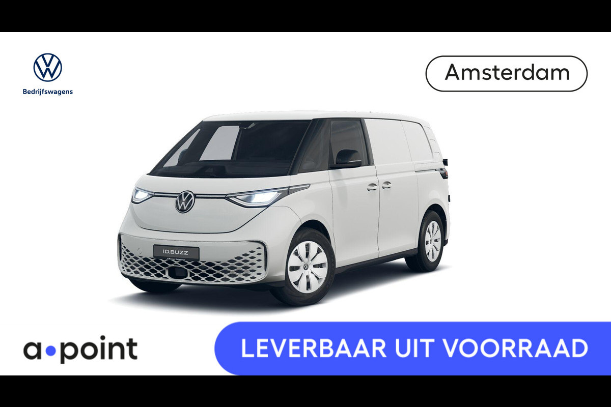 Volkswagen ID. Buzz Cargo Elektromotor 286 pk Zijscvhuifdeuren, achterdeuren, VOORRAAD!! RIJKLAARPRIJS!!