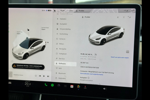 Tesla Model 3 Long Range AWD 75 kWh Dual Motor [SOH 91%]  Autopilot