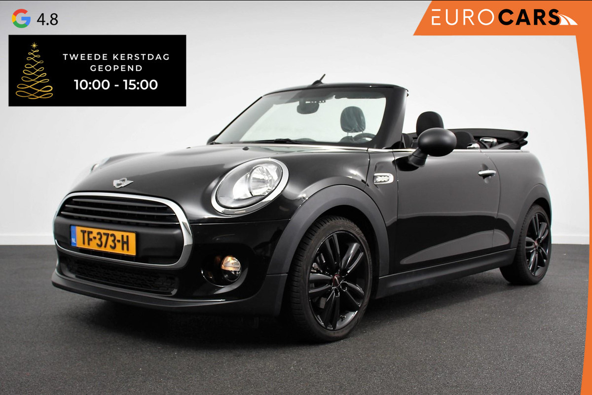 MINI Cabrio 1.2 One 102pk | Airco | Lichtmetalen velgen | Bluetooth | Cruise control | Stoelverwarming | Parkeer sensoren