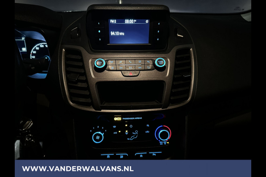 Ford Transit Connect 1.5 EcoBlue 100pk L1H1 Euro6 Airco | 3-Zits | Cruisecontrol | Verwarmde voorruit | Parkeersensoren bijrijdersbank, sidebars