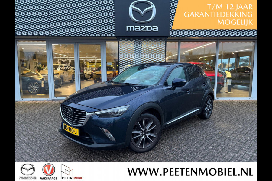 Mazda CX-3 2.0 SkyActiv-G 120 GT-M TREKHAAK | 4-SEIZOENSBANDEN | 100% ONDERHOUDEN | RADAR CRUISECONTROL |