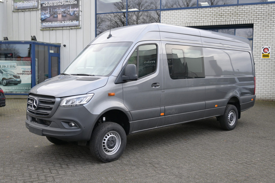 Mercedes-Benz Sprinter 319 CDI 4x4 L3H2 AWD Draaistoelen, Distronic, Standkachel, 360 graden camera, Led