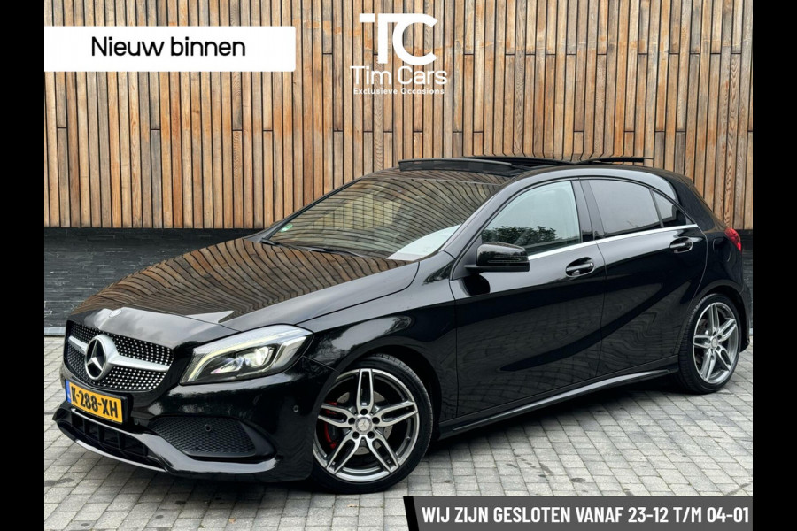 Mercedes-Benz A-Klasse 200 AMG-styling Automaat | Panoramadak | Xenon verlichting | Stoelverwarming | Trekhaak | Schakelflippers | Achteruitrijcamera |