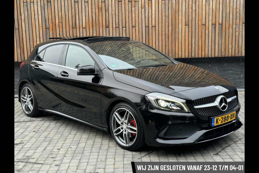 Mercedes-Benz A-Klasse 200 AMG-styling Automaat | Panoramadak | Xenon verlichting | Stoelverwarming | Trekhaak | Schakelflippers | Achteruitrijcamera |