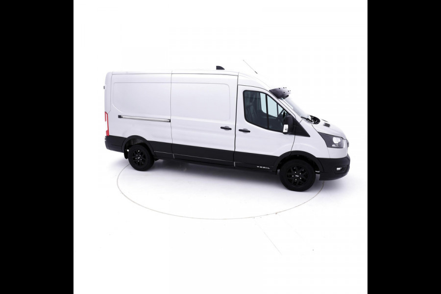 Ford Transit 350 2.0 TDCI L3H2 Trail MHEV luxe trail uitvoering leder carplay cruise lease 675,- p/md