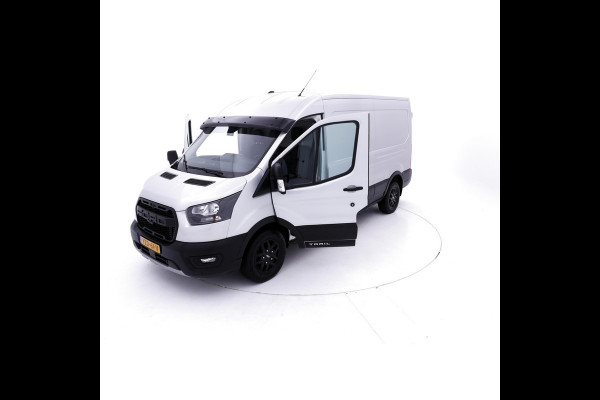 Ford Transit 350 2.0 TDCI L3H2 Trail MHEV luxe trail uitvoering leder carplay cruise lease 675,- p/md