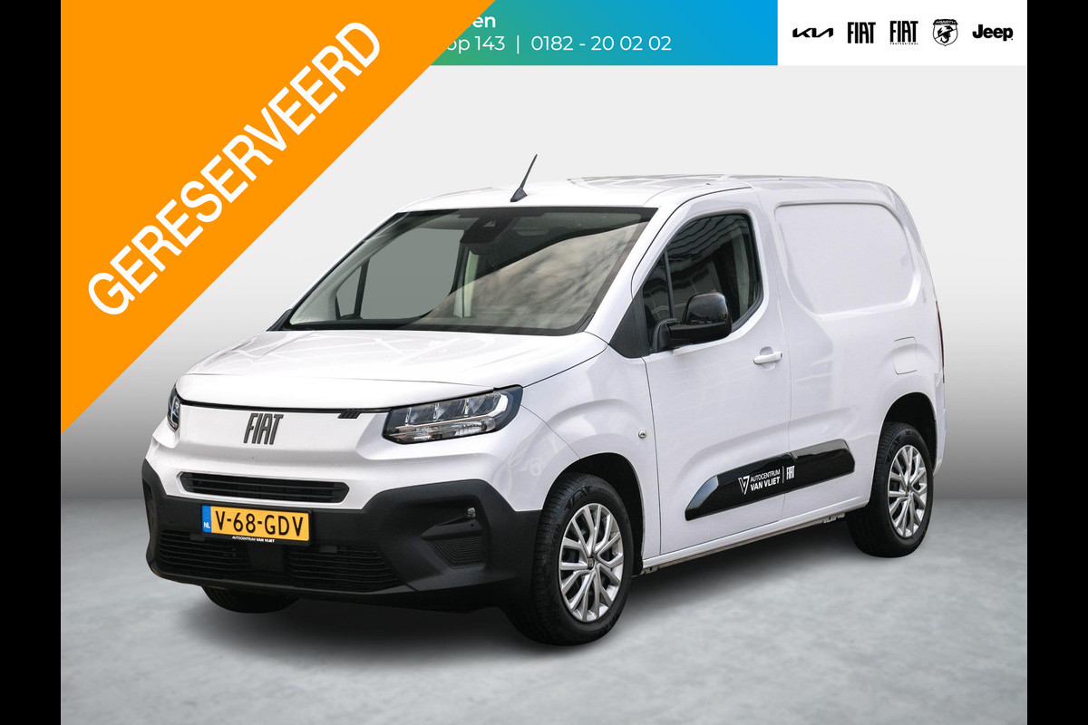 Fiat Doblò 1.5D 100pk L1 1000kg | Nieuw model | Pack Winter | Pack Look | Pack Climate | 10" Radio DAB met Apple Carplay | Laadruimte Pack | Trekhaak voorbereiding | Uit voorraad leverbaar !