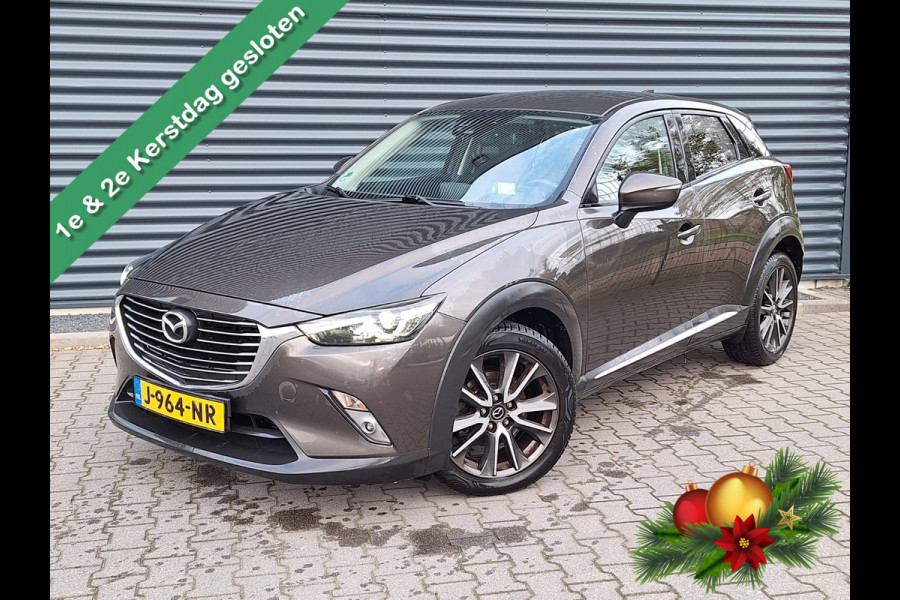 Mazda CX-3 2.0 SkyActiv-G 120 SkyLease GT Camera | Head Up Display | Navi | Stoelverwarming | Cruise Control | Lane Assist | Leder |