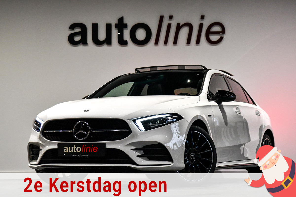 Mercedes-Benz A-Klasse 250 e AMG Edition. Memory, Pano, Distro+, HUD, Burm, Camera, Keyless, Sfeer, CarPlay, Multibeam!