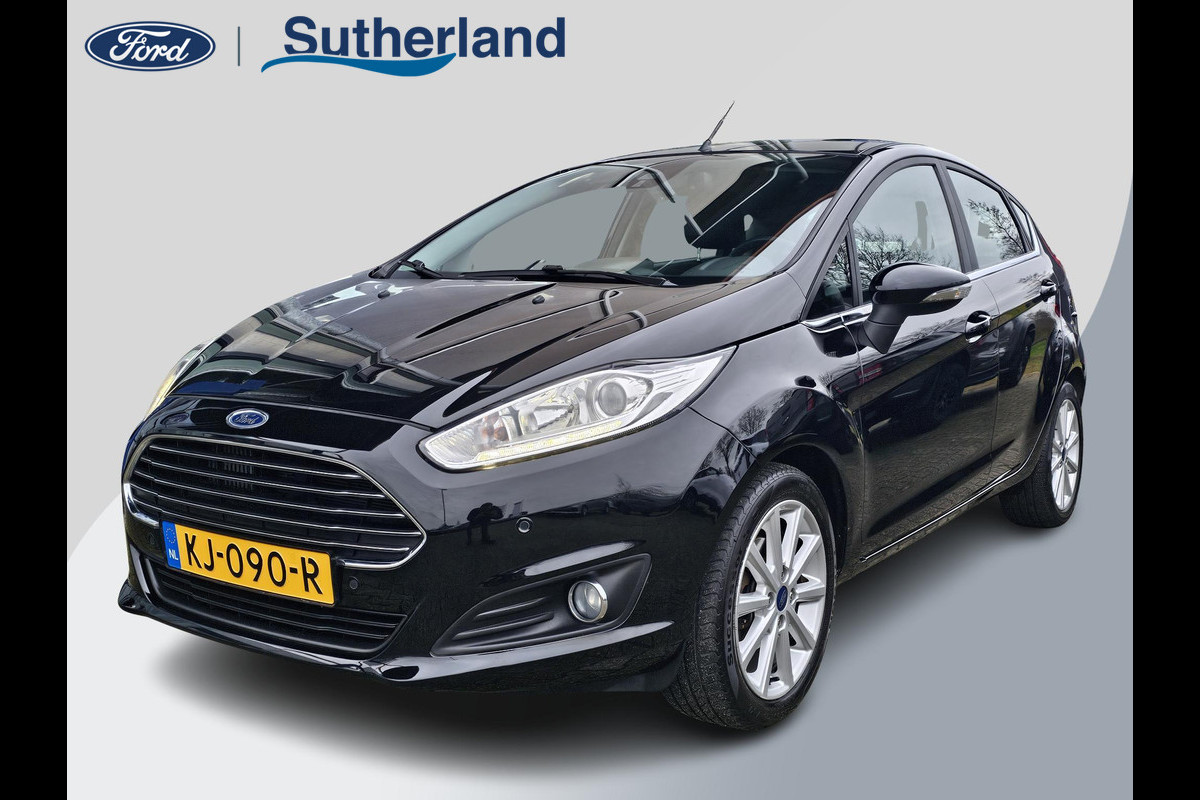 Ford Fiesta 1.0 EcoBoost Titanium Automaat | Cruise control | Navigatie | PDC | Bluetooth | Stuurwielbediening | Voorruitverwarming | nieuwstaat!