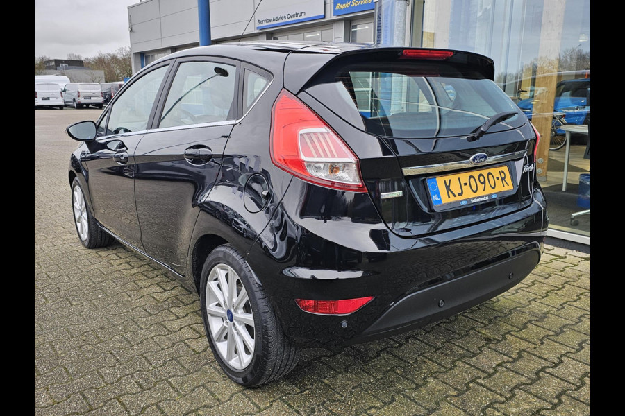 Ford Fiesta 1.0 EcoBoost Titanium Automaat | Cruise control | Navigatie | PDC | Bluetooth | Stuurwielbediening | Voorruitverwarming | nieuwstaat!