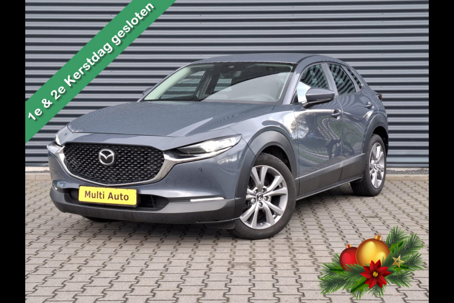 Mazda CX-30 2.0 e-SkyActiv M Hybrid | Adaptive Cruise | Head Up | Navigatie | Camera | Stoel & Stuurverwarming | DAB |