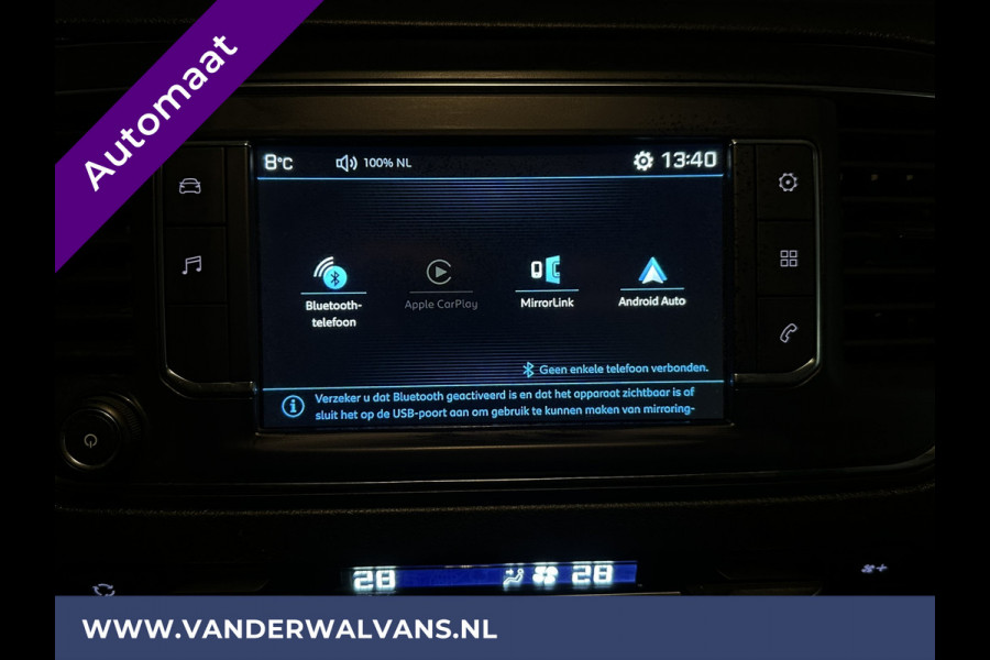 Peugeot Expert 1.6 BlueHDI Automaat L2H1 Euro6 Airco | 2x zijdeur | Trekhaak | Camera | Apple Carplay | Android Auto Cruisecontrol, Parkeersensoren, Stoelverwarming, Bijrijdersbank