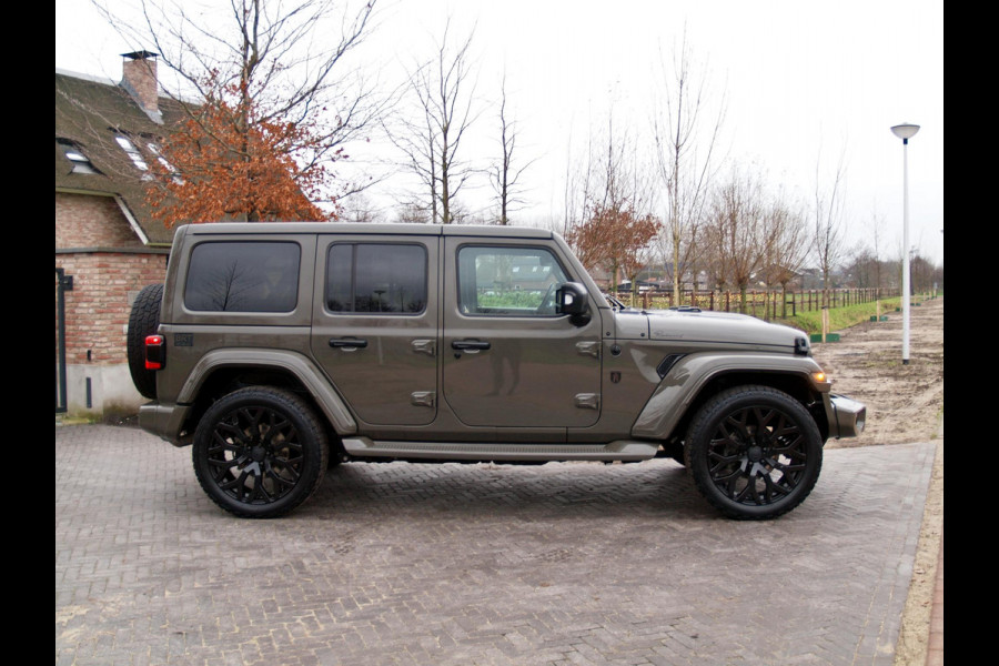 Jeep Wrangler Unlimited 2.0T Sahara | BRUTE | Camera | Trekhaak | 22 inch | Alpine |