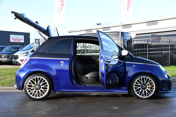 Fiat 500 1.4 T-Jet Abarth Custom Virtual, Leder, Airco, 136PK, Mistlampen, UNIEK!