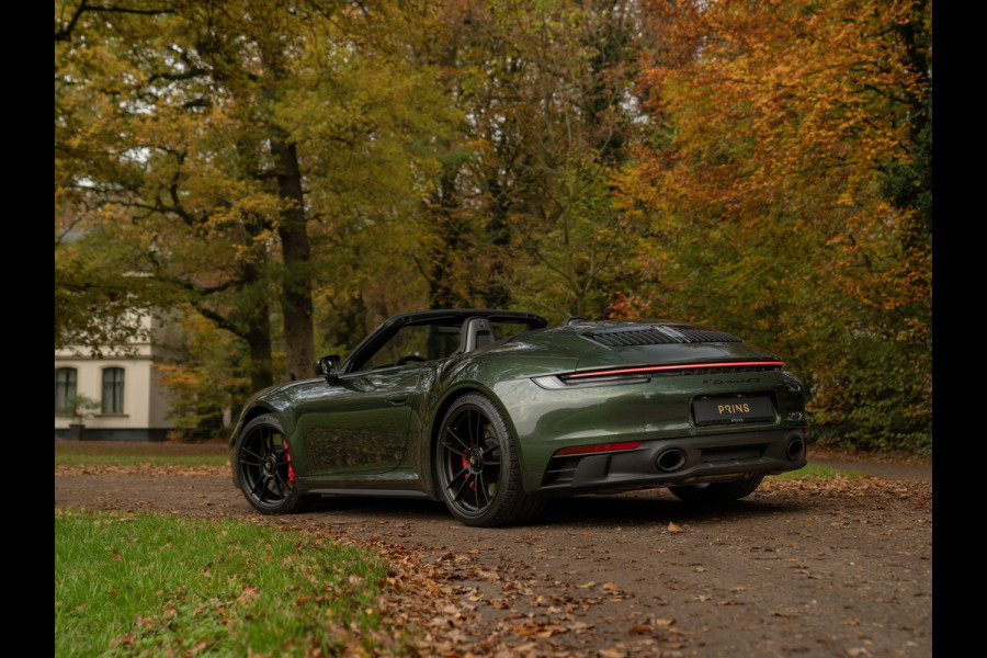 Porsche 911 Cabrio 992 Carrera 4 GTS | PTS Oak Green | SportDesign | Full Xpell PPF | 1e eigenaar