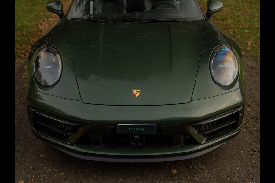 Porsche 911 Cabrio 992 Carrera 4 GTS | PTS Oak Green | SportDesign | Full Xpell PPF | 1e eigenaar