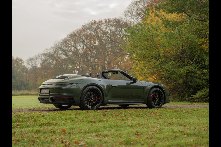 Porsche 911 Cabrio 992 Carrera 4 GTS | PTS Oak Green | SportDesign | Full Xpell PPF | 1e eigenaar