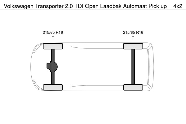 Volkswagen Transporter 2.0 TDI Open Laadbak Automaat Pick up