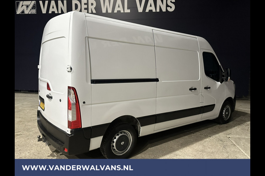 Renault Master 2.3dCi 136pk L2H2 Euro6 Airco | LED | Navigatie | 2500kg Trekhaak cruisecontrol, parkeersensoren, oprijplaat, bijrijdersbank