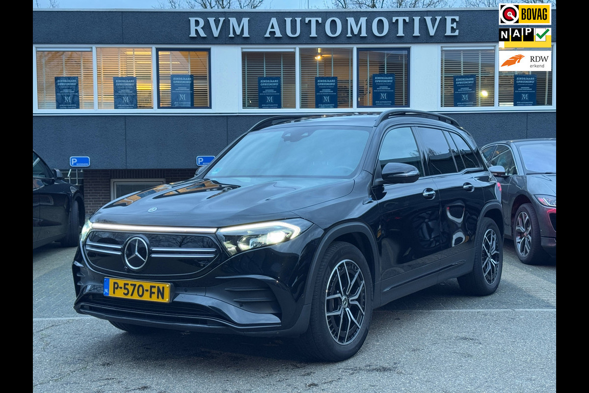 Mercedes-Benz EQB 300 4MATIC AMG Line 7p. 67 kWh VAN 44.900 VOOR 41.770 EINDEJAARSVOORDEEL 3.130 | ORIG. NL. NAP KM. | 7 PERSOONS