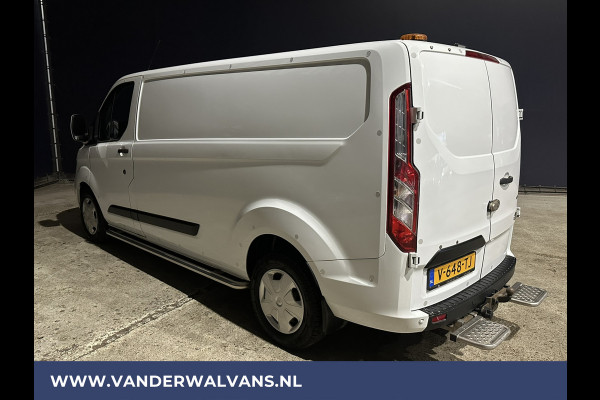 Ford Transit Custom 340 2.0 TDCI 131pk L2H1 Euro6 Airco | Omvormer | 2800kg Trekhaak cruisecontrol, parkeersensoren, stoelverwarming, verwarmde voorruit, bijrijdersbank