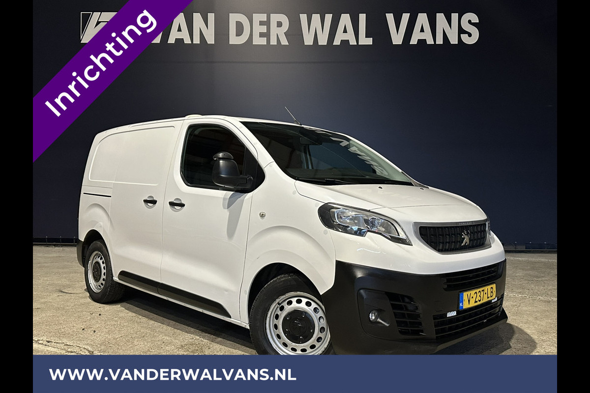 Peugeot Expert 2.0 BlueHDI 123pk **BPM VRIJ voor de Ondernemer** L1H1 inrichting Euro6 Airco | Omvormer | 2500kg trekhaak cruisecontrol, parkeersensoren, achterklep