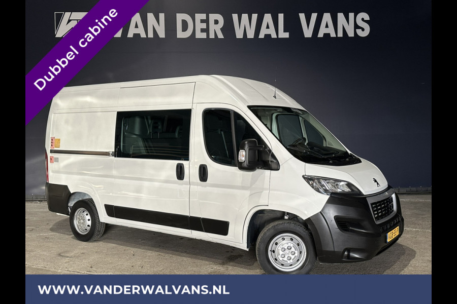 Peugeot Boxer 2.2 BlueHDi 141pk **BPM VRIJ voor de Ondernemer** L2H2 Dubbele Cabine Euro6 *Laadklep* Airco | 6-Zits cruisecontrol