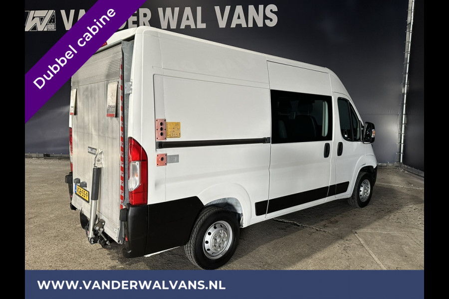 Peugeot Boxer 2.2 BlueHDi 141pk **BPM VRIJ voor de Ondernemer** L2H2 Dubbele Cabine Euro6 *Laadklep* Airco | 6-Zits cruisecontrol