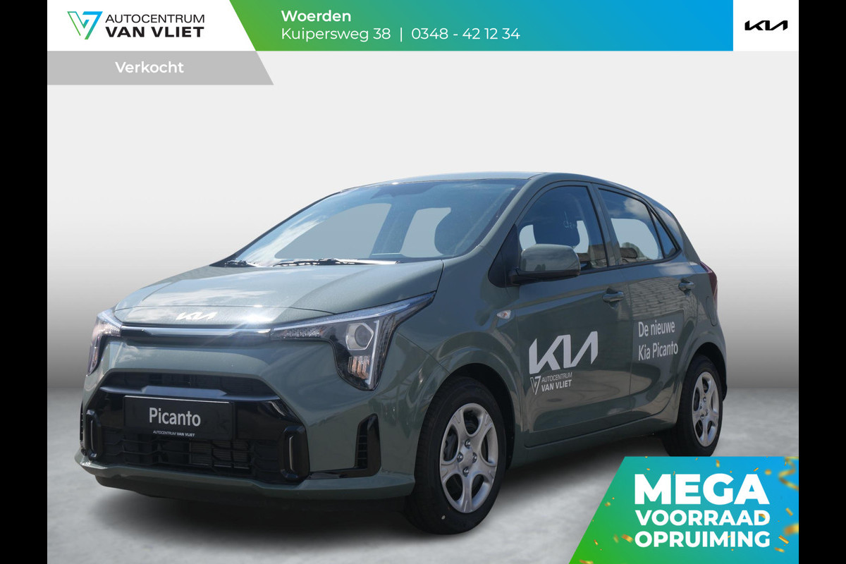 Kia Picanto 1.0 DPI AMT DynamicLine | Direct Leverbaar | Navi+Carplay | Airco | Cruise | Camera |