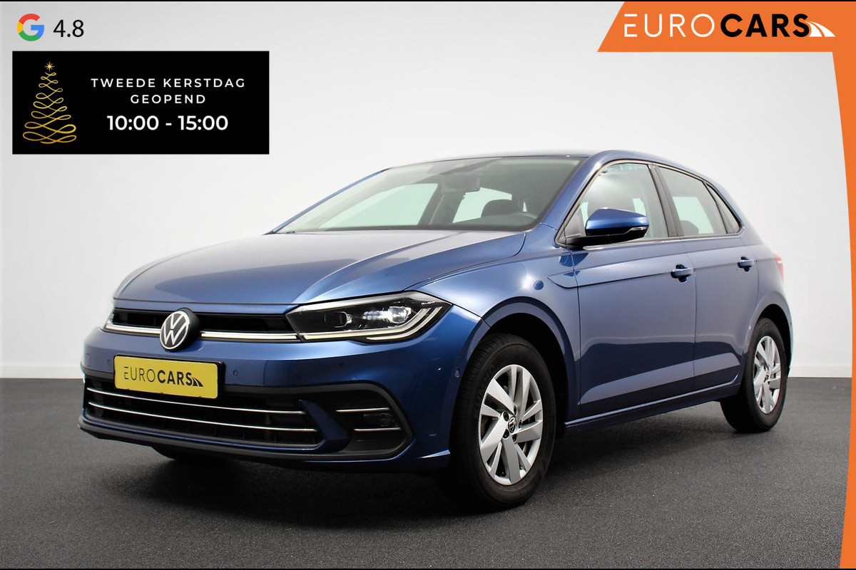 Volkswagen Polo 1.0 TSI Style DSG | Navigatie | Apple Carplay/Android Auto | Climate Control | Adaptive Cruise Control | Lane Assist | LED Matrix | DAB | Parkeer sensoren | Stoelverwarming