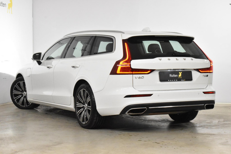 Volvo V60 T6 340PK Automaat Recharge AWD Inscription / Adaptieve cruise/ BLIS/ Adaptieve koplampen/ Elektrische stoel/ Parkeersensoren met camera/ Elektrische achterklep/ Apple CarPlay/ On call